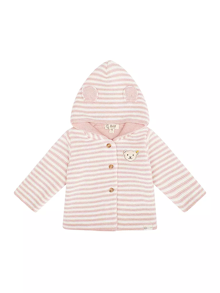STEIFF | Gilet en tricot pour bébé | Rose