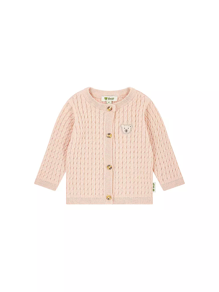 STEIFF | Gilet en tricot pour bébé | rosa