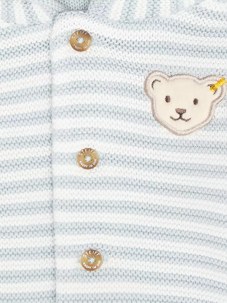 STEIFF | Gilet en tricot pour bébé | hellblau