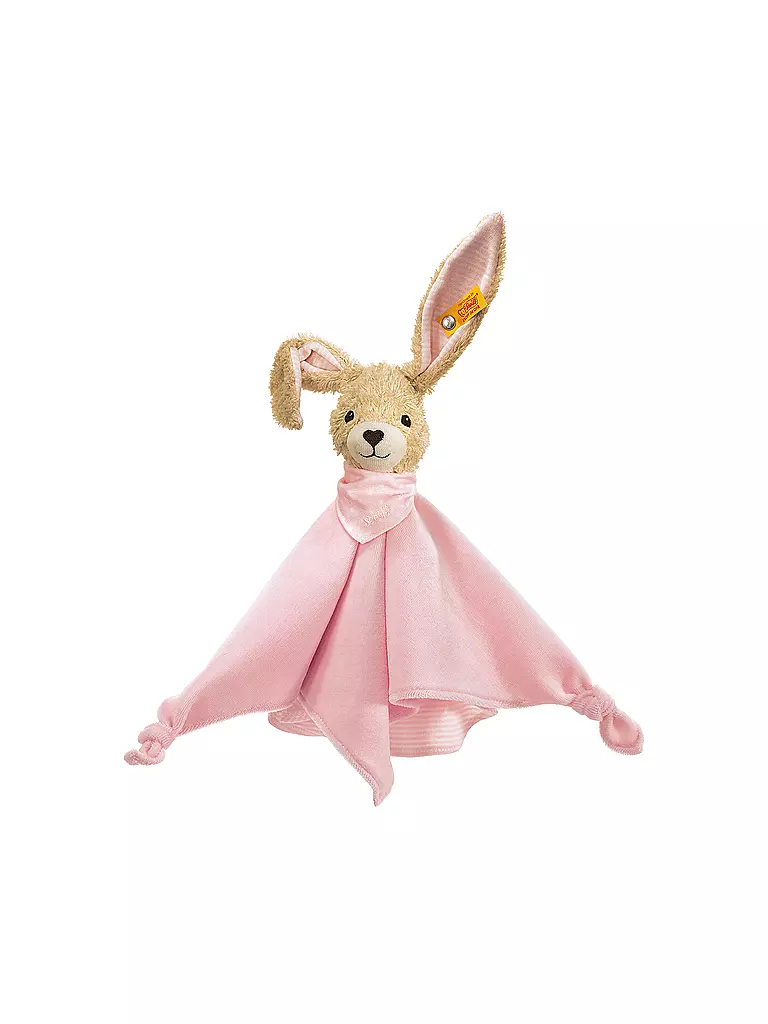STEIFF | Hoppel Hase Schmusetuch28cm Rose | Rose