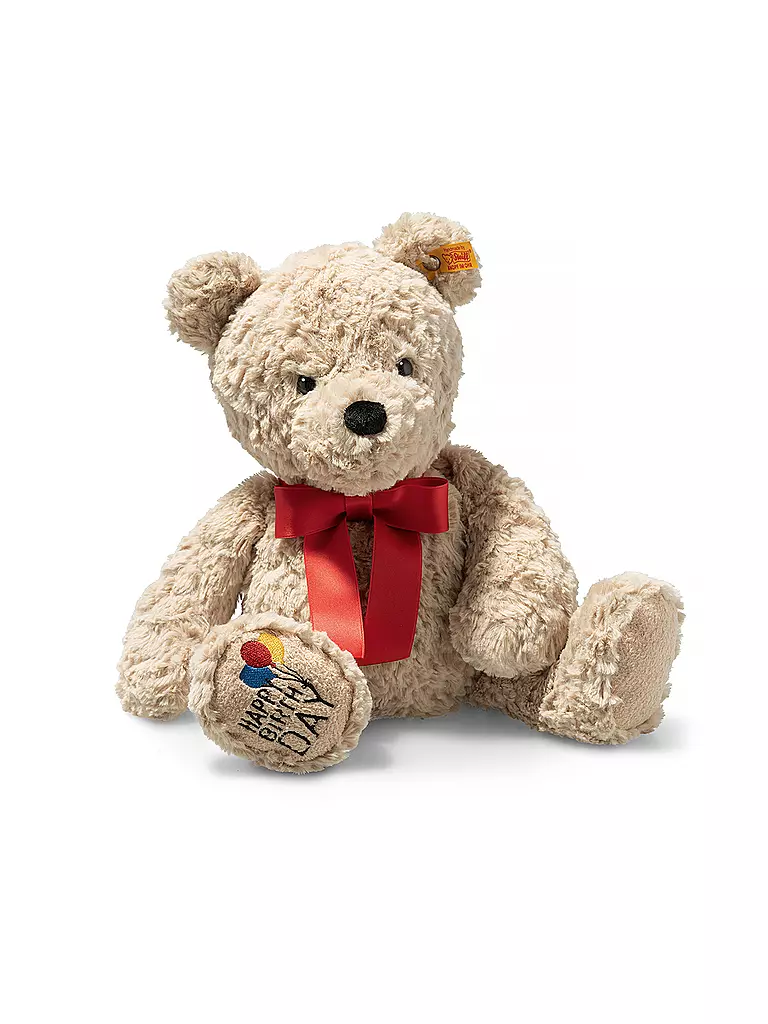 STEIFF | Jimmy Teddybär - Joyeux anniversaire 35cm | Beige