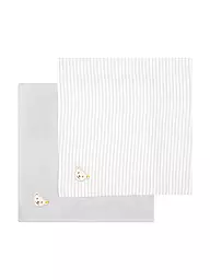 STEIFF | Lot de 2 langes multifonctionnels | Gris clair