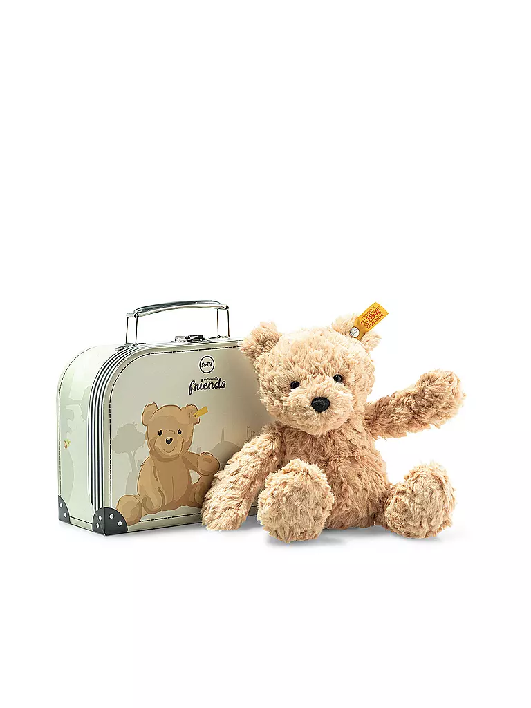 STEIFF | Ours JIMMY DANS LA VALISE 25cm | Marron clair