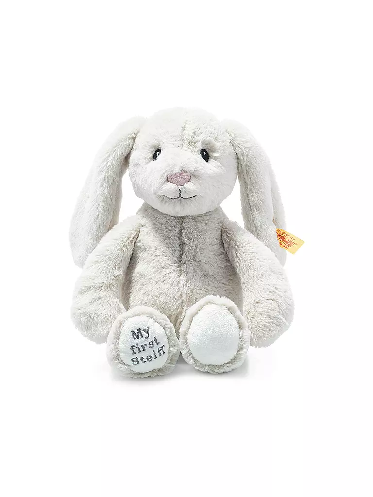 STEIFF | Peluche MY FIRST HOPPIE Lapin 26cm | hellgrau
