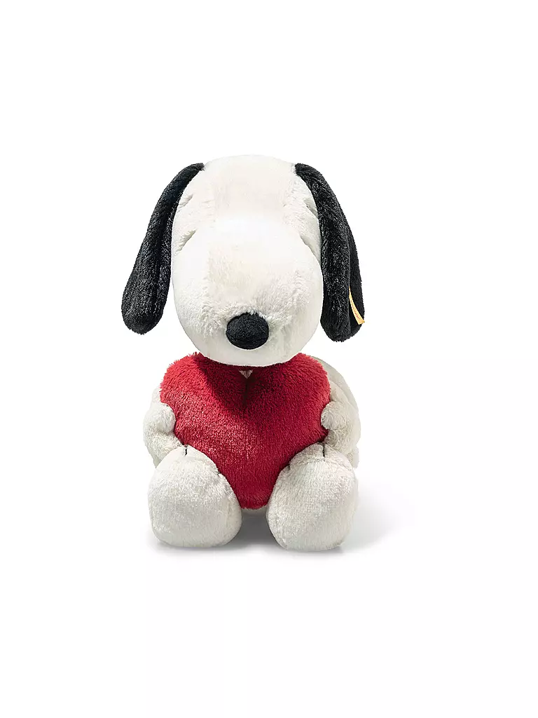 STEIFF | Peluche Snoopy Love 30cm | Blanc