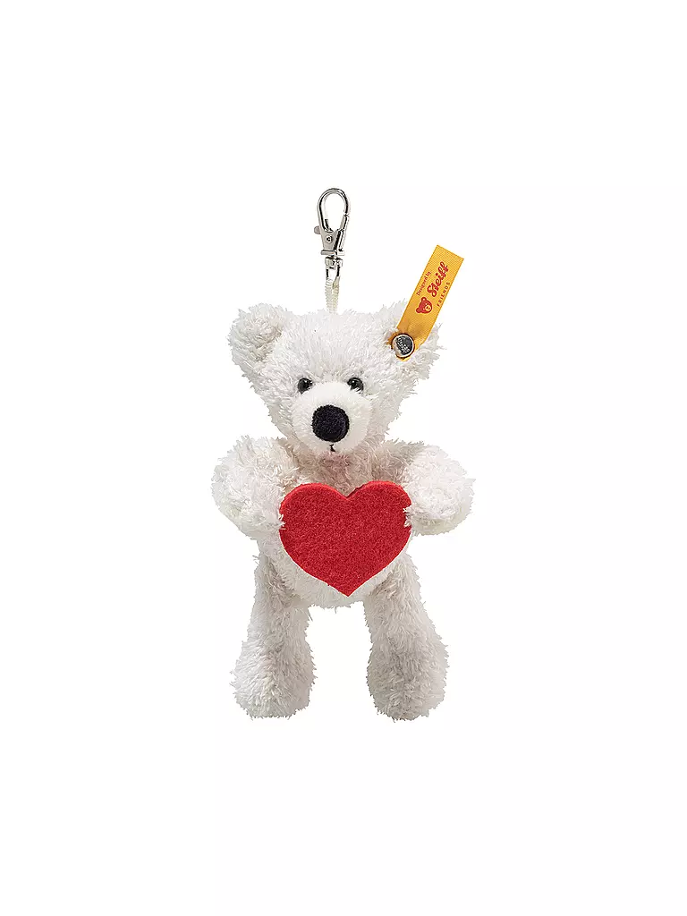 STEIFF | Pendentif Ours en peluche LOTTE Blanc | Blanc
