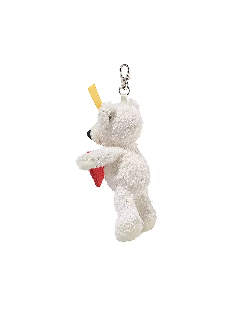 STEIFF | Pendentif Ours en peluche LOTTE Blanc | 