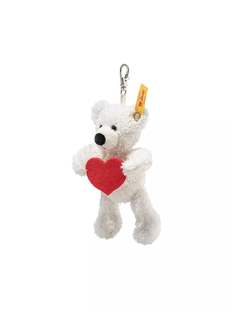 STEIFF | Pendentif Ours en peluche LOTTE Blanc | 