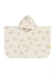 STEIFF | Poncho de bain pour bébé | Crème