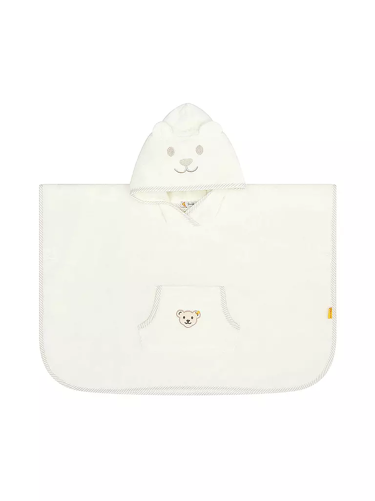 STEIFF | Poncho de bain pour bébé | weiss