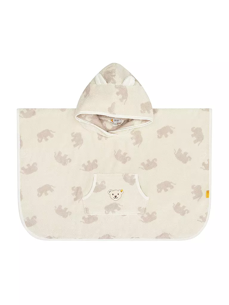 STEIFF | Poncho de bain pour bébé | creme