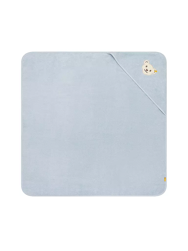 STEIFF | Serviette de bain à capuche | hellblau