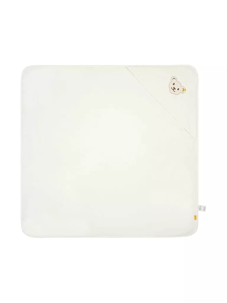 STEIFF | Serviette de bain à capuche | weiss