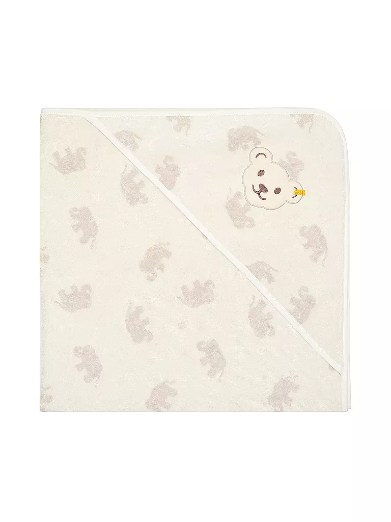 STEIFF | Serviette de bain à capuche | creme