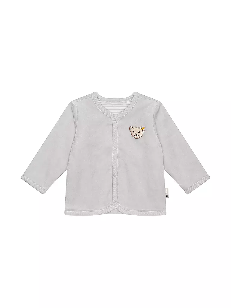STEIFF | Veste réversible pour bébé | Gris clair