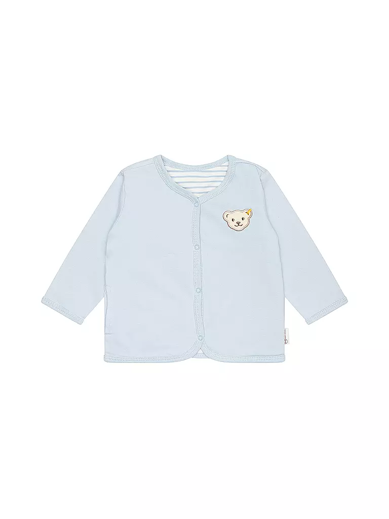 STEIFF | Veste réversible pour bébé | Bleu clair