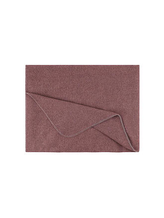 STEINER 1888 | Couverture en laine - Plaid Alina 145x190cm Rose