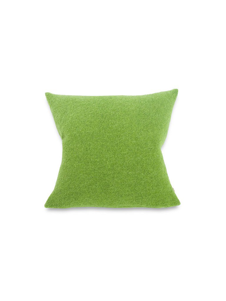 Coussin en laine Alina 40x40cm pomme (rempli) vert