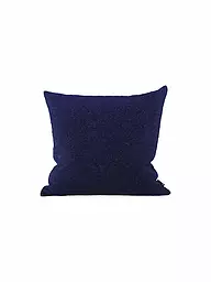 STEINER 1888 | Coussin décoratif garni ALINA 40x40cm Platine | Bleu foncé