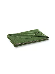 STEINER 1888 | Wolldecke "Alina" 150x190cm brombeer | Vert foncé