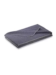 STEINER 1888 | Wolldecke "Alina" 150x190cm brombeer | Gris