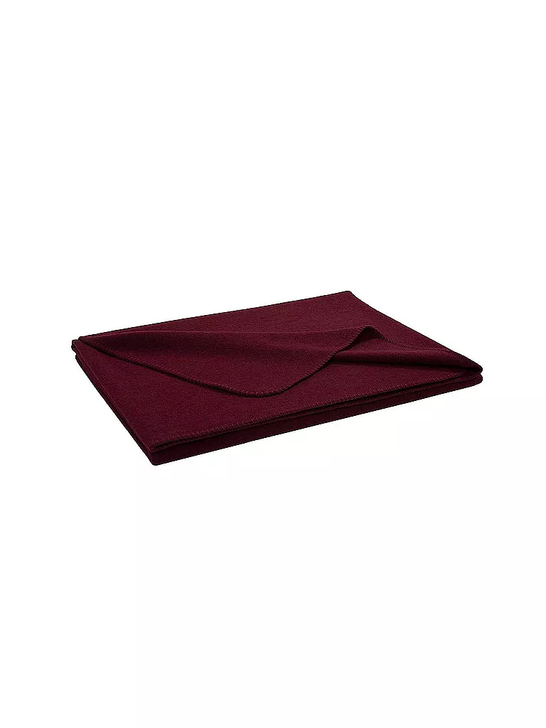 STEINER 1888 | Couverture en laine "Sophia" 145x190cm | beere