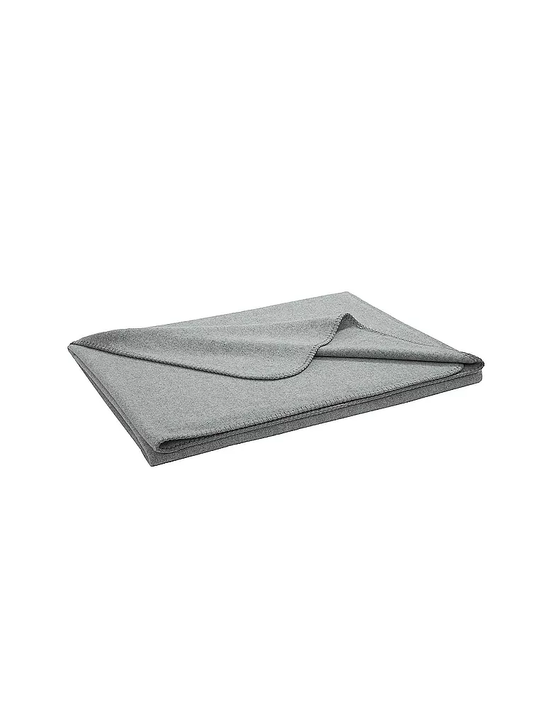 STEINER 1888 | Couverture en laine "Sophia" 145x190cm | grau