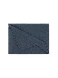 STEINER 1888 | Couverture en laine - Plaid Sophia 145x190cm Framboise | Bleu foncé