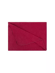 STEINER 1888 | Couverture en laine - Plaid Sophia 145x190cm Framboise | Baie
