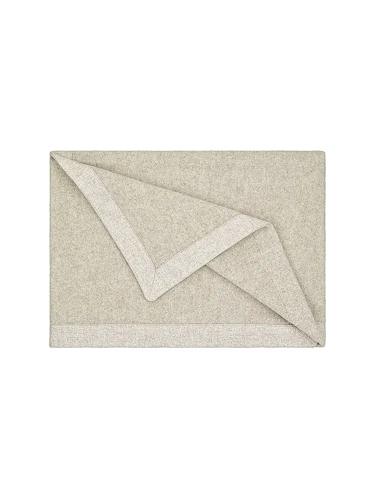 STEINER 1888 | Couverture en laine 140x200cm LODORIA | beige
