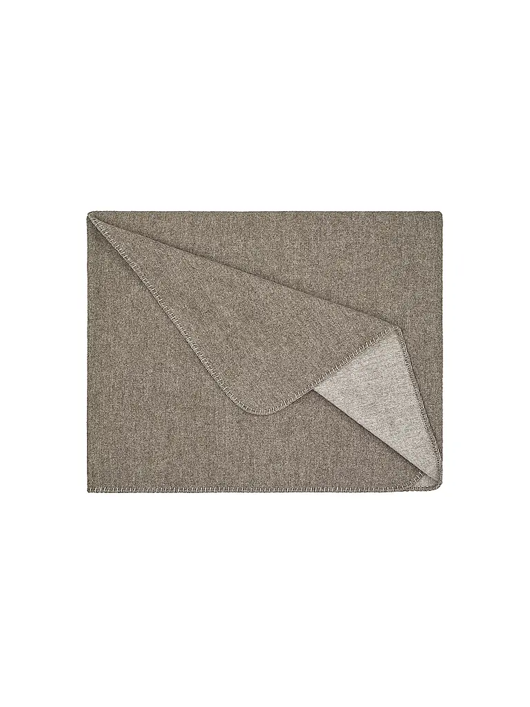 STEINER 1888 | Couverture en laine 150x190cm SARAH Nature | beige