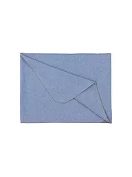 STEINER 1888 | Wolldecke "Alina" 150x190cm brombeer | Bleu clair