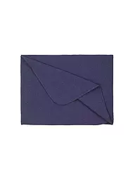 STEINER 1888 | Couverture en laine - Plaid Sophia 145x190cm Framboise | Bleu foncé