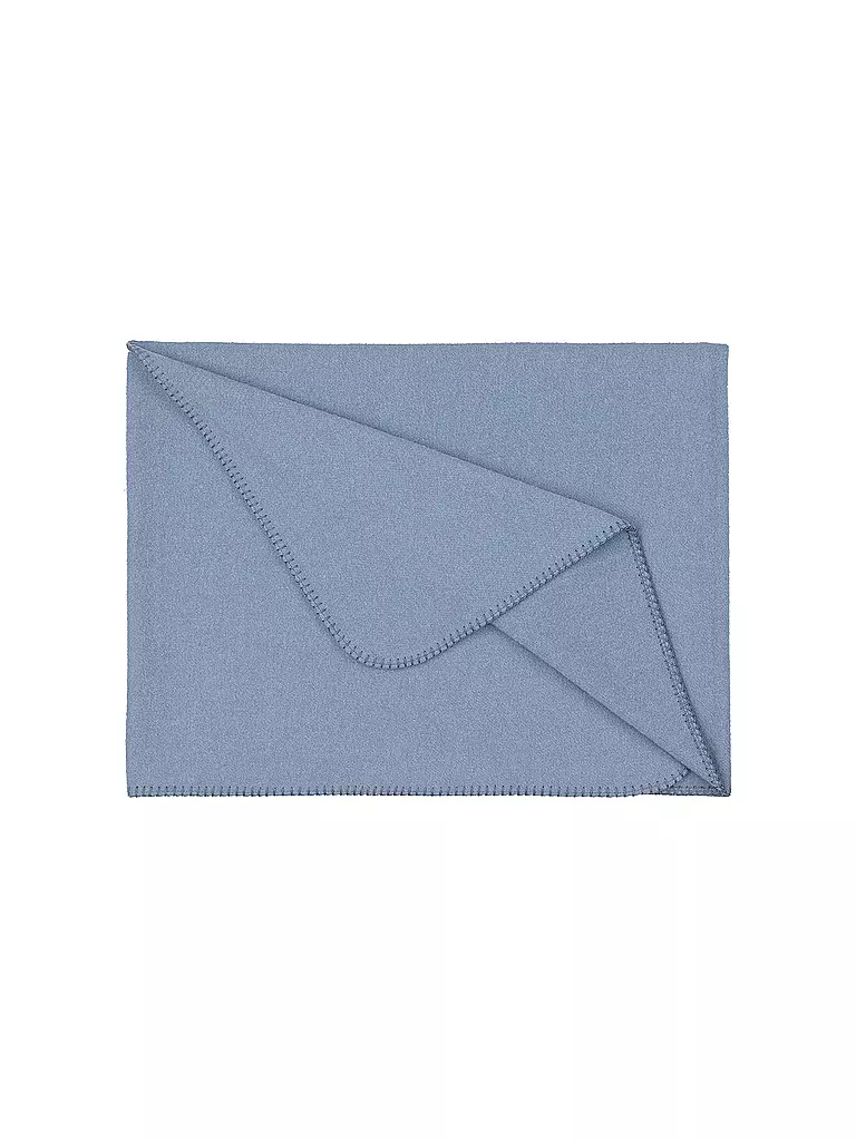 STEINER 1888 | Wolldecke SOPHIA 145x190cm Karibik | Bleu clair