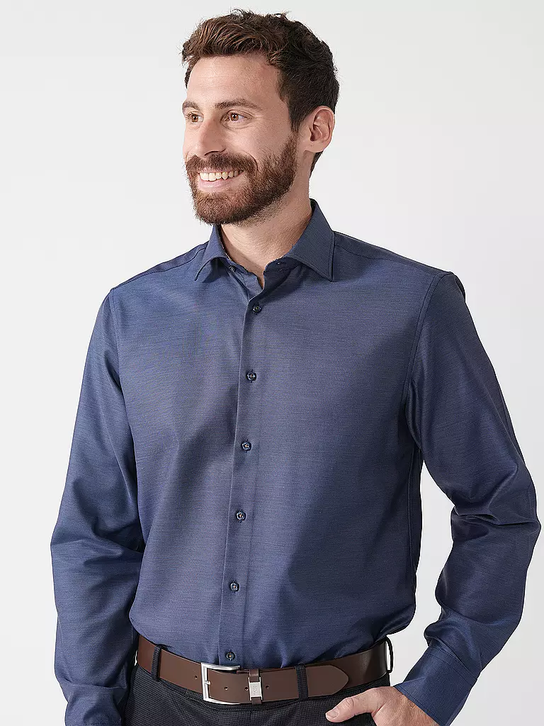 STENSTRÖMS | Hemd Regular Fit | Bleu foncé
