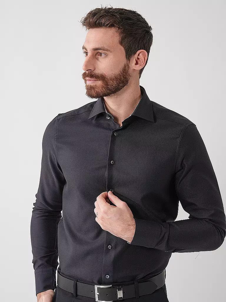 STENSTRÖMS | Hemd Slim Fit  | Noir
