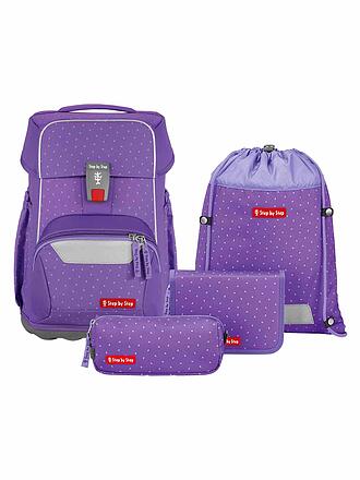STEP BY STEP | Set de cartable 4 pièces BASIS Purple Konfetti