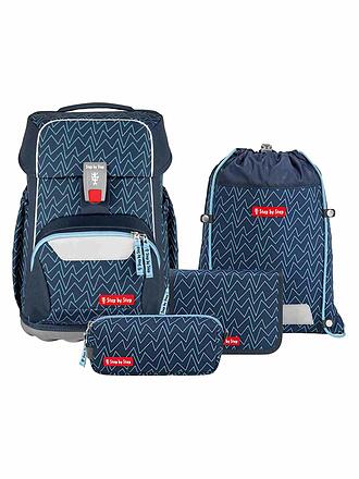 STEP BY STEP | Set de cartables 4 pièces BASIS Blue Lines