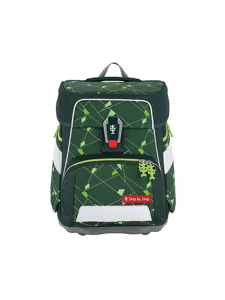 STEP BY STEP | Ensemble de cartable 5 pièces SPACE Shine Dino Night Tyro | grün
