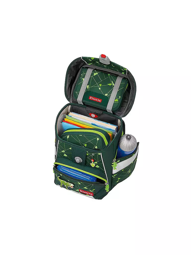 STEP BY STEP | Ensemble de cartable 5 pièces SPACE Shine Dino Night Tyro | 