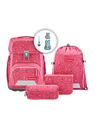 STEP BY STEP | Ensemble de cartable BASIS Pink Bubbles | Rose vif