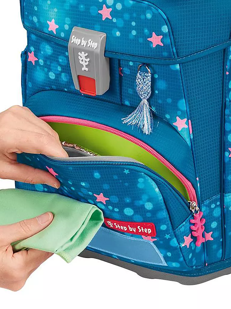 STEP BY STEP | Ensemble de cartables 5 pièces CLOUD Mermaid Lola | Turquoise