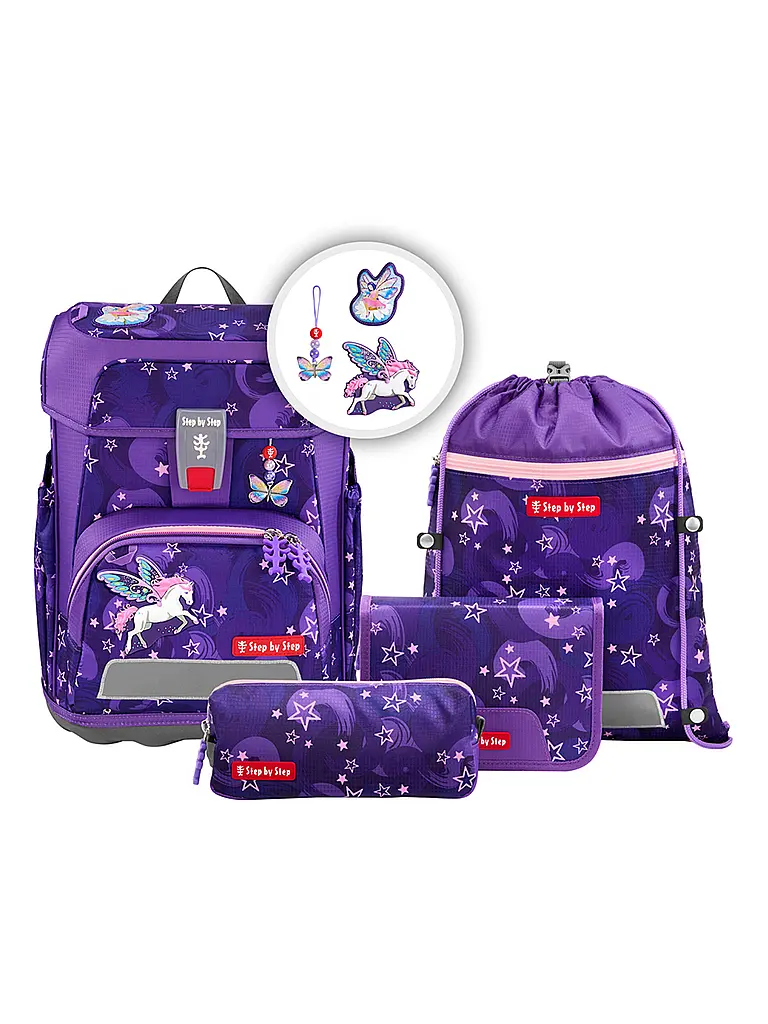 STEP BY STEP | Ensemble de cartables 5 pièces CLOUD Pegasus Liv | Lilas