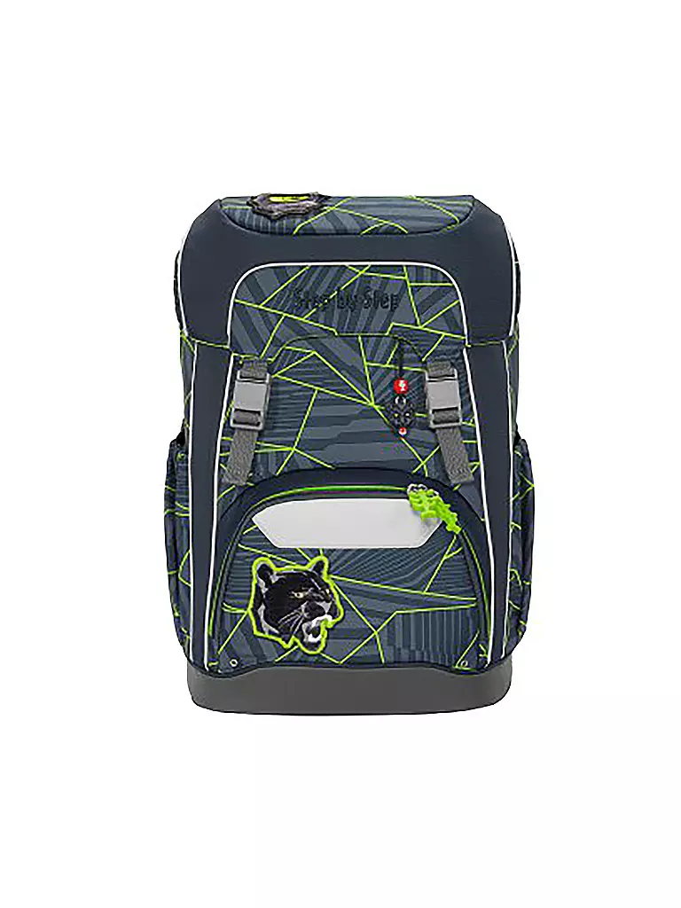 STEP BY STEP | Ensemble de sac à dos scolaire GIANT Dark Cat Chiko | Noir