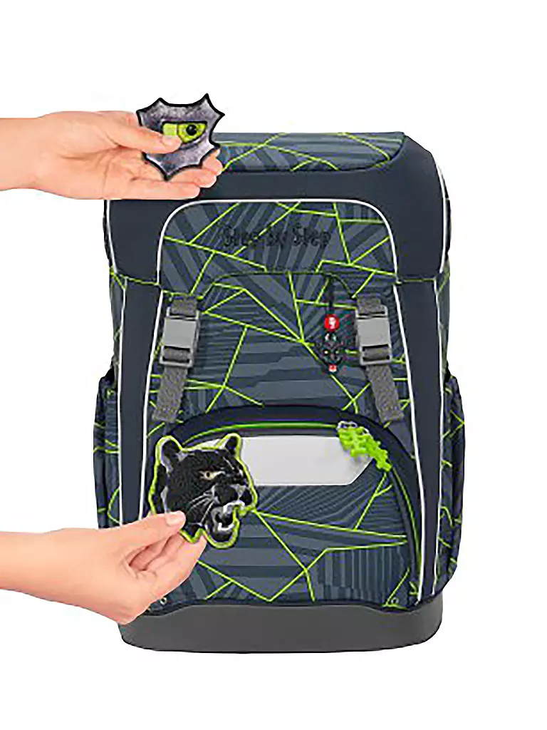 STEP BY STEP | Ensemble de sac à dos scolaire GIANT Dark Cat Chiko |