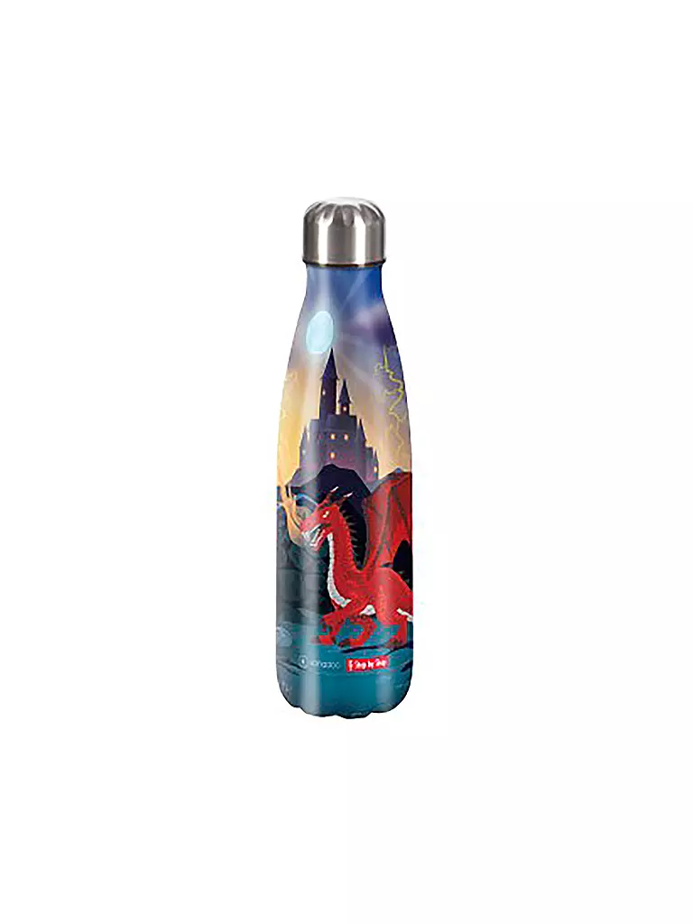 STEP BY STEP | Gourde en acier inoxydable 0,5L Dragon Draco | Multicolore