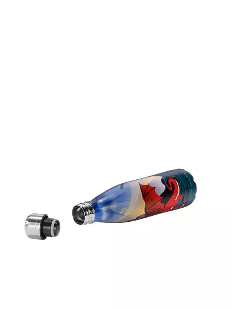 STEP BY STEP | Gourde en acier inoxydable 0,5L Dragon Draco | Multicolore
