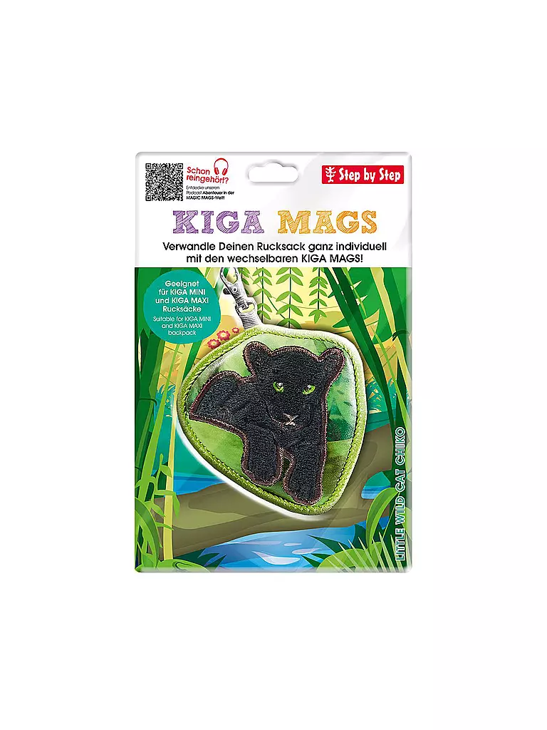 STEP BY STEP | KIGA Mags Little Wild Cat Chiko | Vert foncé