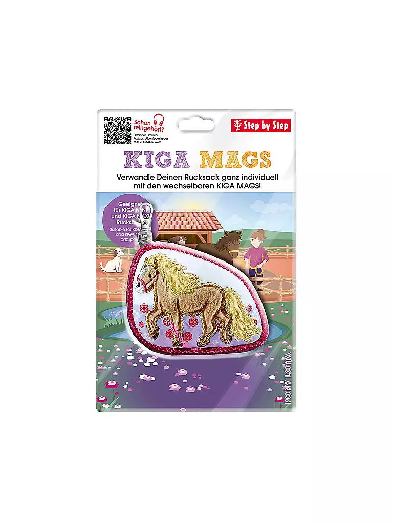 STEP BY STEP | KIGA Mags Poney Lotta | Rose
