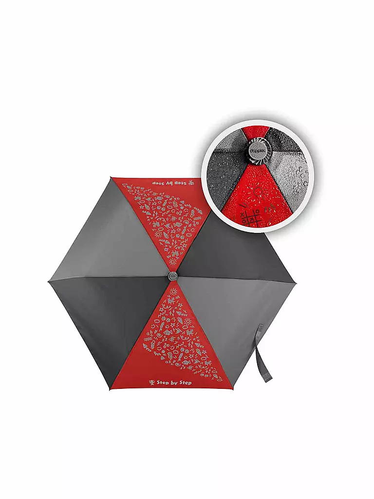 STEP BY STEP | Parapluie EFFET PLUIE MAGIQUE ROUGE |